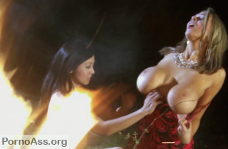 Christine Nguyen, Kylee Nash, Sammie Spades, Rebecca Love Nude - Sexipede! (2014) HD 1080p - Part 02